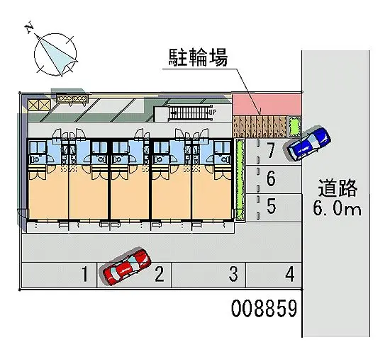 ★手数料０円★北九州市小倉南区守恒本町３丁目　月極駐車場（LP）